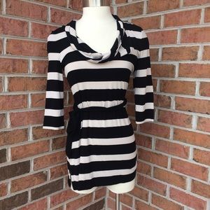 WHBM striped belted tunic